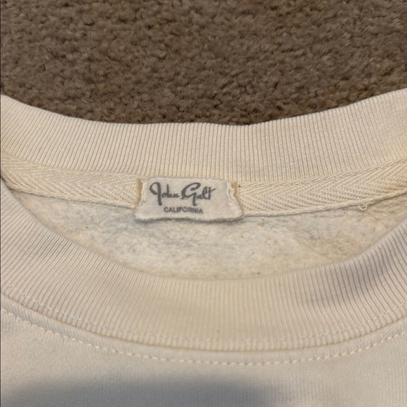 Brandy Melville John Galt for Pac Sun Cream and Blue New York Sweatshirt - Picture 3 of 7